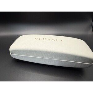 White Versace Sunglasses/Eyeglass Hard Clam Shell - Case Only